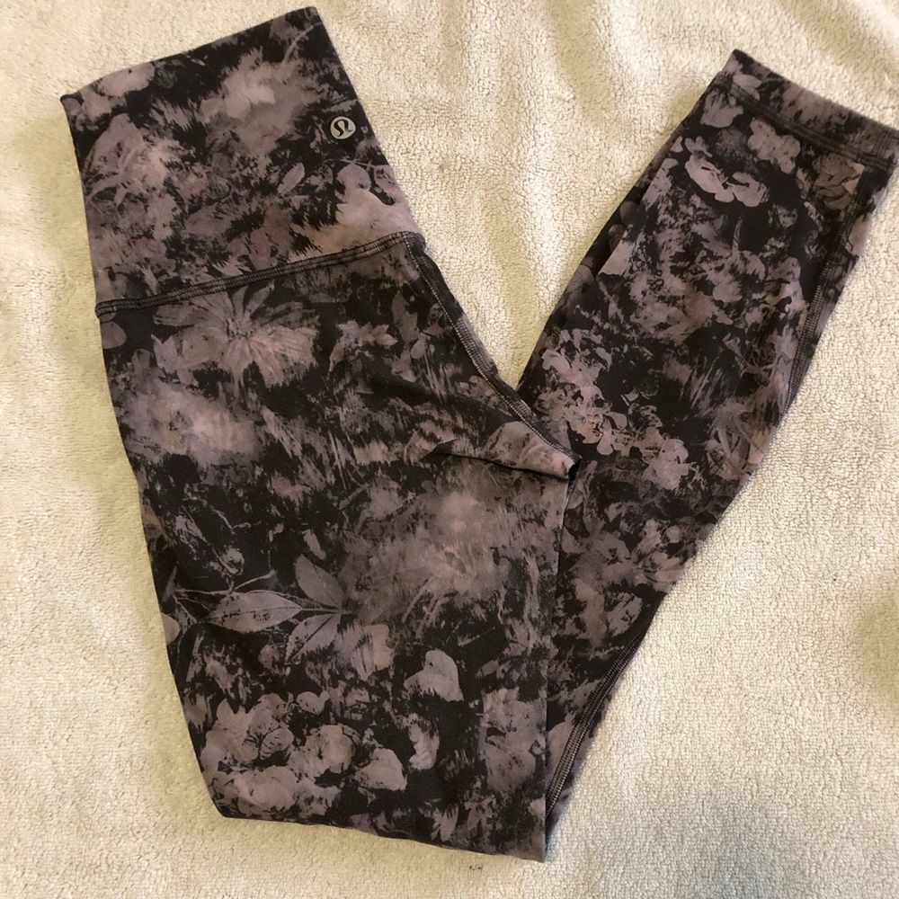 Lululemon Aligns. 24 inches high rise